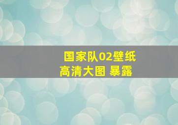 国家队02壁纸高清大图 暴露